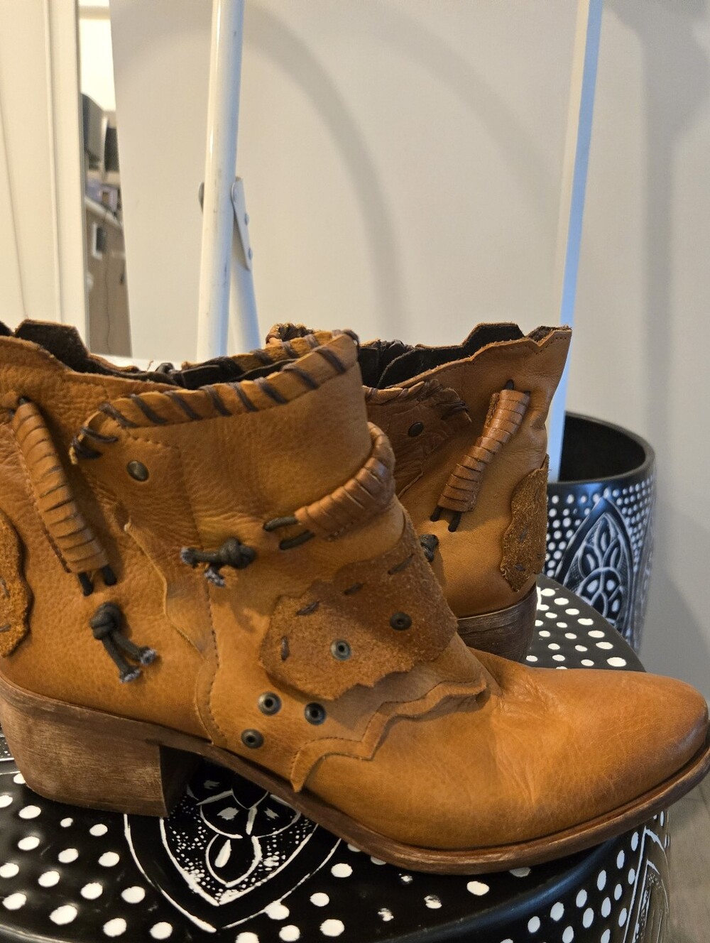 Naughty Monkey Tan Ankle Booties